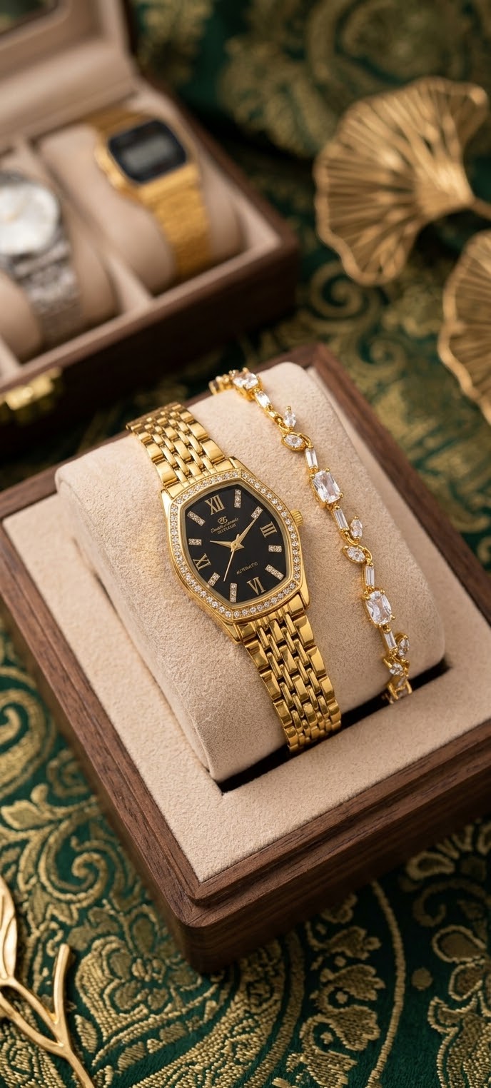 laddies golden watch