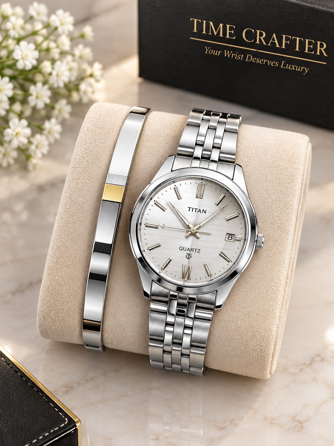 silver lady watch